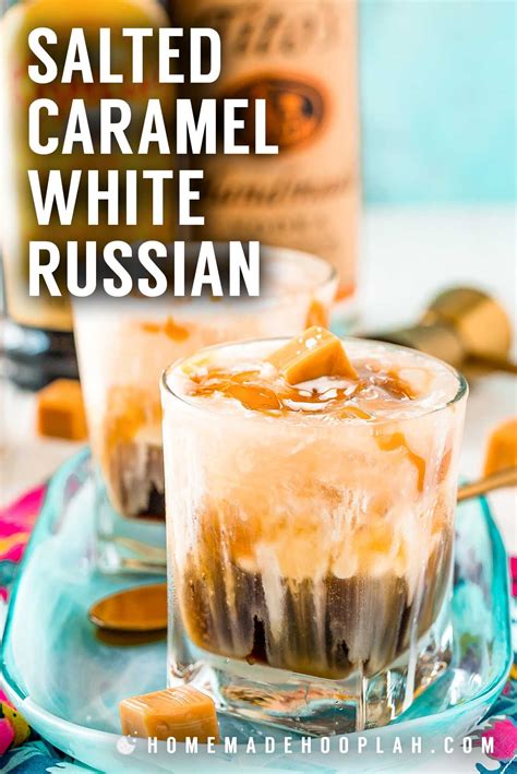 Salted Caramel White Russian Cocktail Recipe