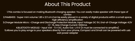 Electronic Spices Combo of PAM8403 Amplifier Board with Bluetooth Audio ...