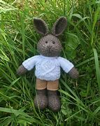 Image result for Rabbit Knitting Pattern Shape of Pieces Before Sewing