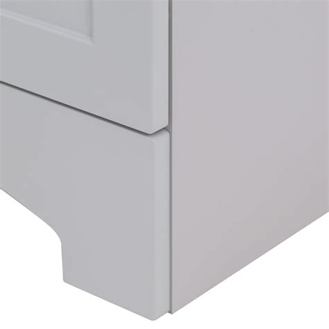 Diamond NOW Cassidy 60-in Pearl Gray Double Sink Bathroom Vanity with ...