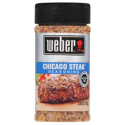 Weber Chicago Steak® Seasoning, Gluten Free, 13 oz Shaker - Walmart.com