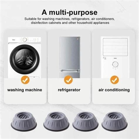 [Type 2] Anti Vibration Pads for Washing Machine/Fridge/Coolers/Furnit