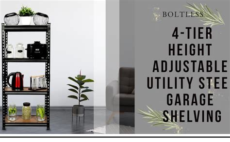 STAR WORK Adjustable Section Rack & Shelves Industrial Storage Shelving ...