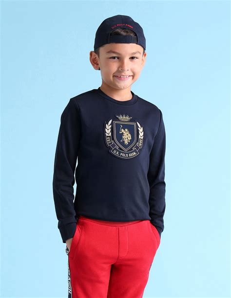 Boys Logo Printed Sweatshirt – U.S. Polo Assn. India