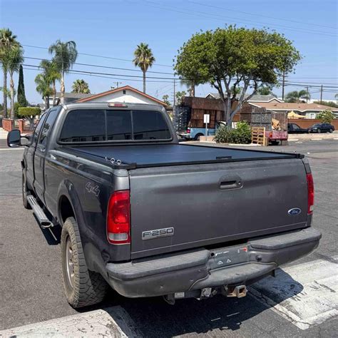 Pickup Truck 8ft Retractable Bed Cover | Long Bed Tonneau Cover