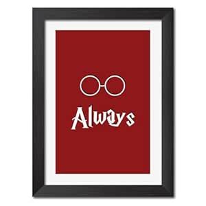 inspire TA Harry Potter Fan Art Quote Photo Framed Poster J K Rowling ...