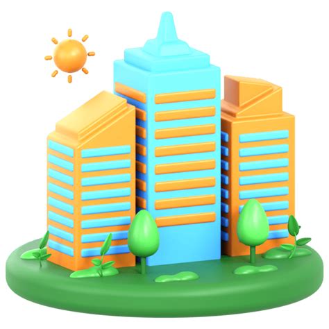 People in Different Buildings Cartoon Png 的图像结果
