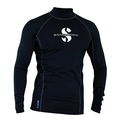 Scubapro Black T-Flex Rash Guard UPF 80 - Men | SUPERSPORTS