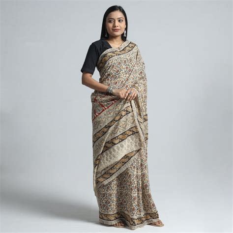 Kalamkari Sarees - Exclusive Kalamkari Silk Sarees | iTokri