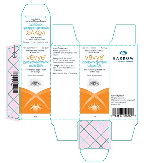 Vevye Eye Drops: Package Insert / Prescribing Information