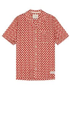 Scotch & Soda Printed Short Sleeve Shirt in Poka Red Boat in Polka Red ...