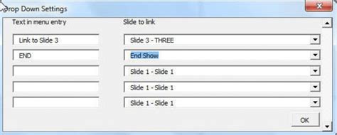 Image result for Add a Drop Down Menu in a PowerPoint Table