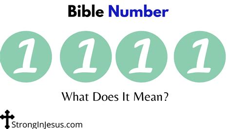 Biblical Meaning of 1111 Important Bible Study - STRONGINJESUS.COM