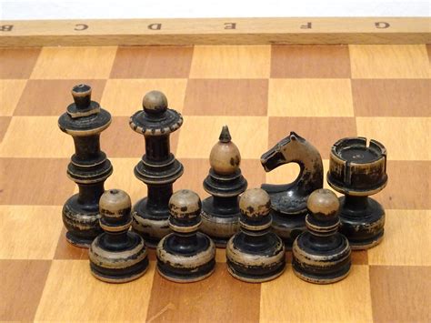 Antique english chess set vintage – Artofit