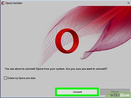 Image result for Opera Uninstall Windows 10