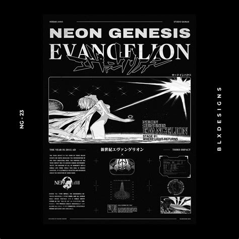 NEON GENESIS EVANGELION POSTER DESIGN on Behance