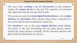 Image result for Output Unit of Computer