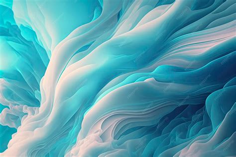Premium Photo | Blue pastel abstract wave wallpaper blue pastel ...