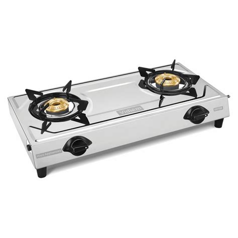 VICTOR 2 Burner Stainless Steel Manual Gas Stove Price India | Vidiem