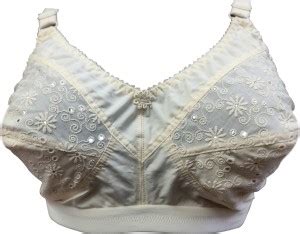 Richgul Wears Cotton/Chikan Fabric Doubled Layer Cup Bra for Girls ...