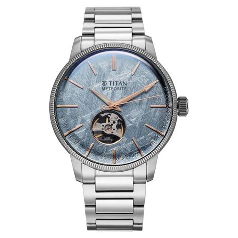Buy Online Titan Stellar Ice Meteorite Automatic Analog with Open-Heart ...