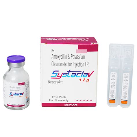 SYSTACLAV-1.2gm Injection Systacare Remedies