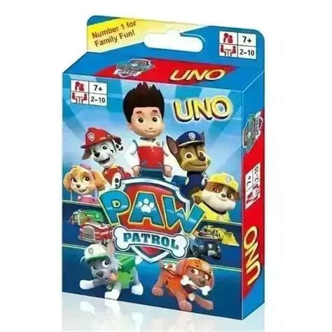 UNO Paw Patrol Special Edition Card Game with Unique Rule
