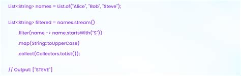 Stream API Example Code 的图像结果