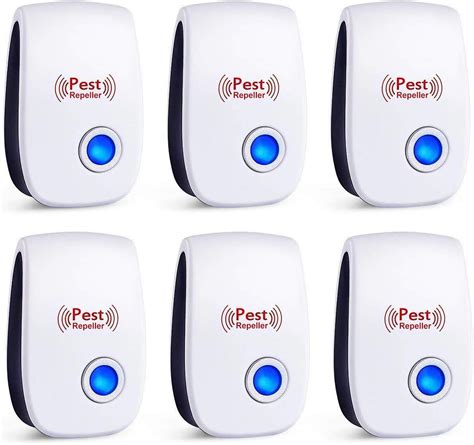 Sumpol 6 Pack Ultrasonic Pest Repeller for Indoor Pest India | Ubuy