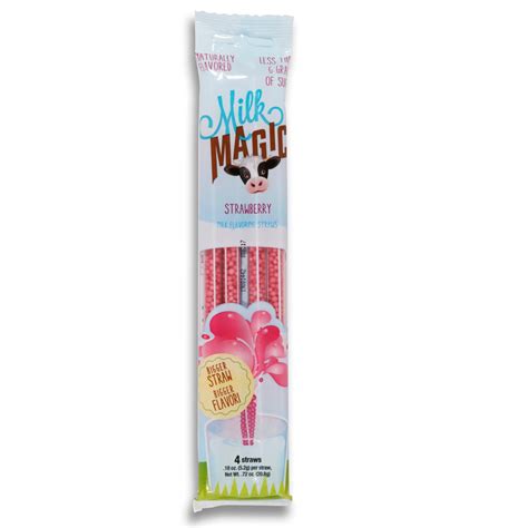 Milk Magic Straws Strawberry 20.8 g Online at Best Price | Lulu Qatar