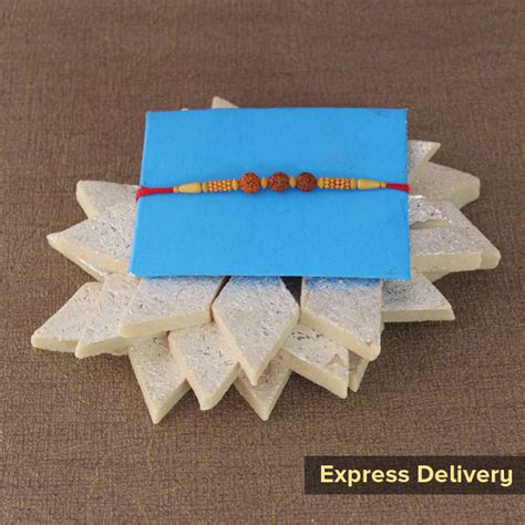 Send Rakhi with 500gm Kaju katli Delight Online | Rakhibazaar.com