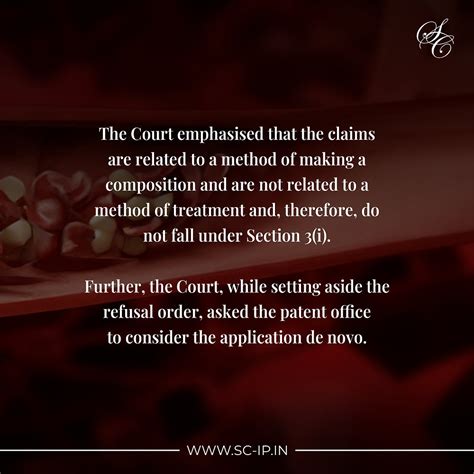 Arthrogen GmbH v. Controller General of Patents, Designs, Trademarks ...