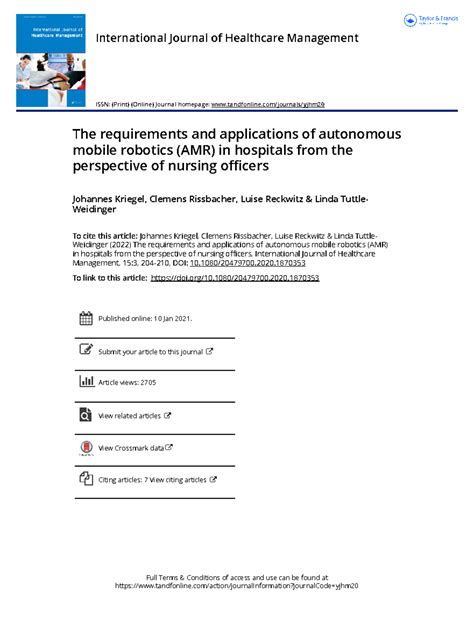 "AMR in Hospitals: Nursing Officers' Insights on Requirements ...