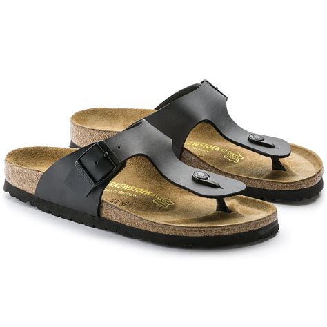 BIRKENSTOCK Ramses Birko-Flor Sandals - Black and Dark Brown