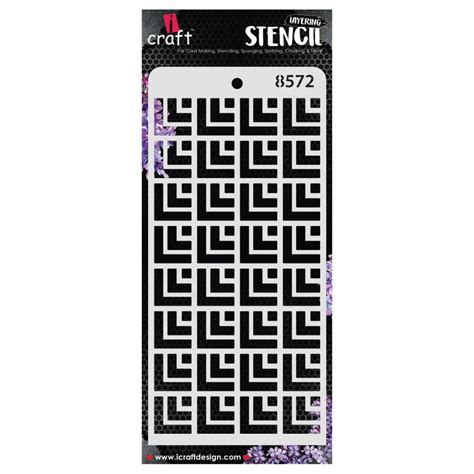 iCraft Layering Stencils - 4 x 8" - 8572| Art Lounge