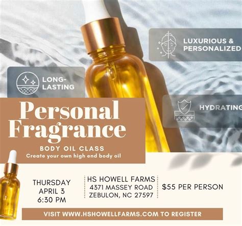 CUSTOM PERSONAL FRAGRANCE CLASS BY SHIPLAP & SAGE!, 4371 Massey Road ...