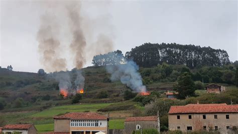 Conato de incendio forestal en el riosellano pueblo de Vega | Cope ...