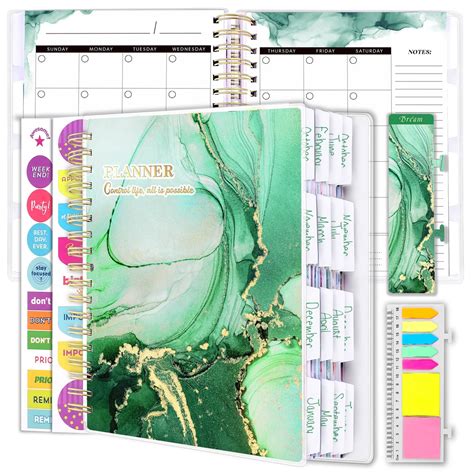 Arundhati Large PVC Undated Daily Planner 9.8x8.5", 18 Months Daily ...