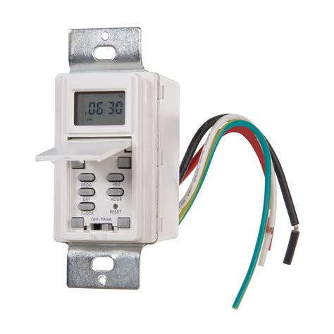 Westek TMDW30 Hardwire Indoor Digital Wall Switch Timer, White - Walmart.com
