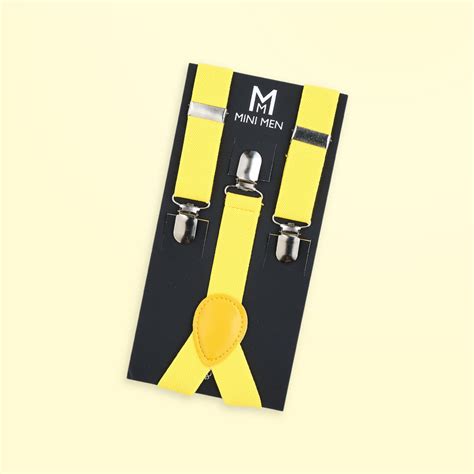 Baby Shark Suspender Set - Yellow