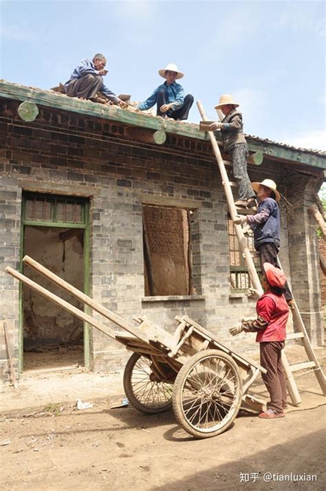 组图：难得一见的陕西老家农村修房图片，再现关中“房子半边盖”生活风俗 - 知乎
