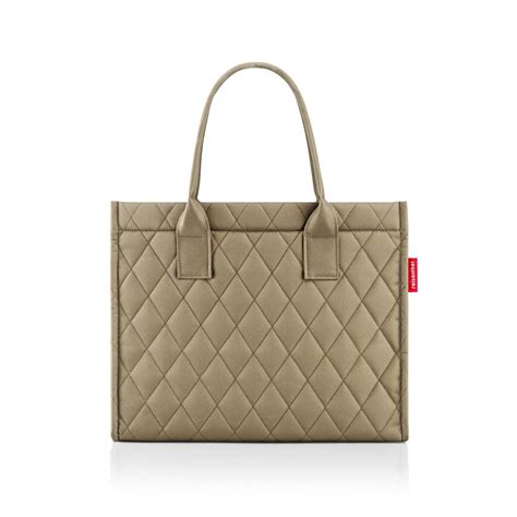 Torba DAILY SHOPPER, rhombus olive | home&you