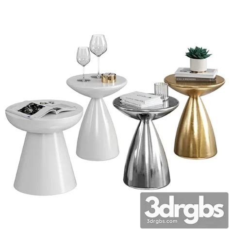 West elm cosmo & collins side table 2 3dsmax Download – 3DSky Model Free