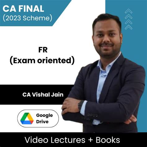 CA Final (2023 Scheme) FR (Exam oriented) Video Lectures by CA Vishal ...