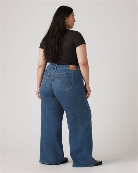 318™ Shaping Wide Leg Jeans (plus Size) - Blue | Levi's® GB