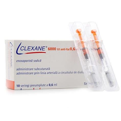 CLEXANE 60MG/0.6ML INJ – INDMED