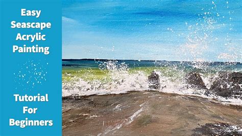 Acrylic Seascape Painting Tutorials 的图像结果