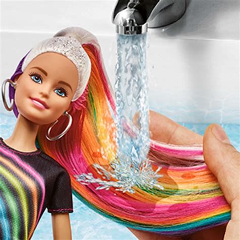 Buy Barbie Rainbow Sparkle Hair Doll Featuring Extra-Long 7.5-inch ...