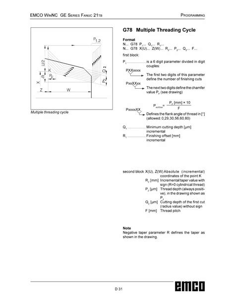 G76 Threading Cycle Explained 的图像结果