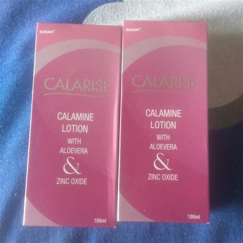 ELEGANT CALARISE Calamine Lotion With Aloevera & Zinc Oxide 100ml (Pack ...